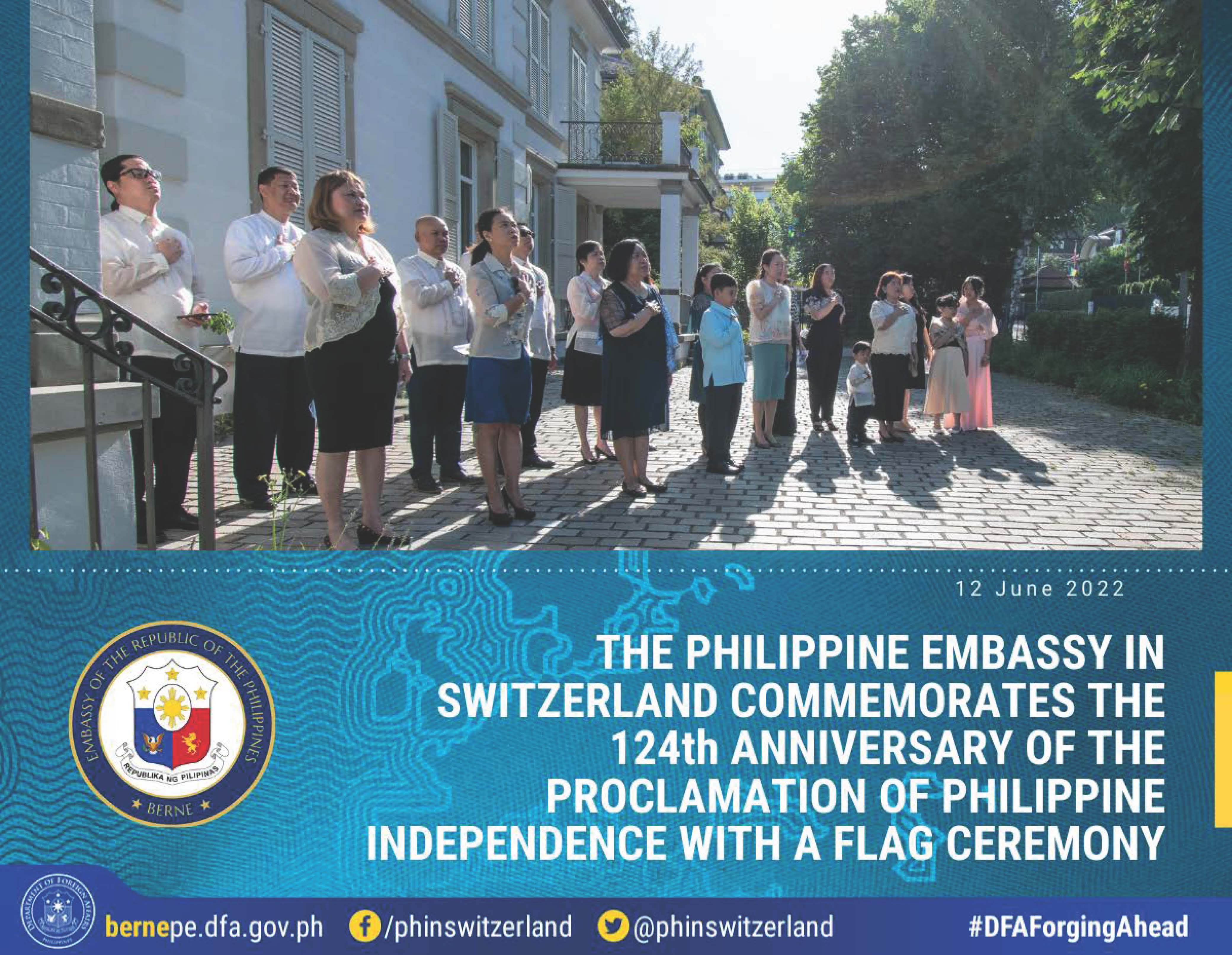 13June2022 124th ANNIVERSARY OF THE PROCLAMATION OF PHILIPPINE INDEPENDENCE Page 1