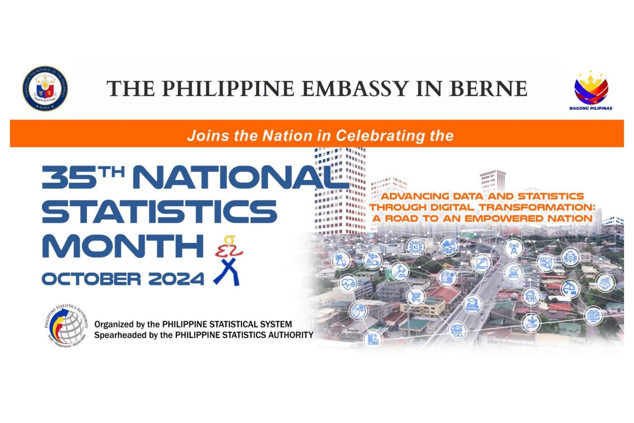 35th National Statistics Month NSM in October 2024