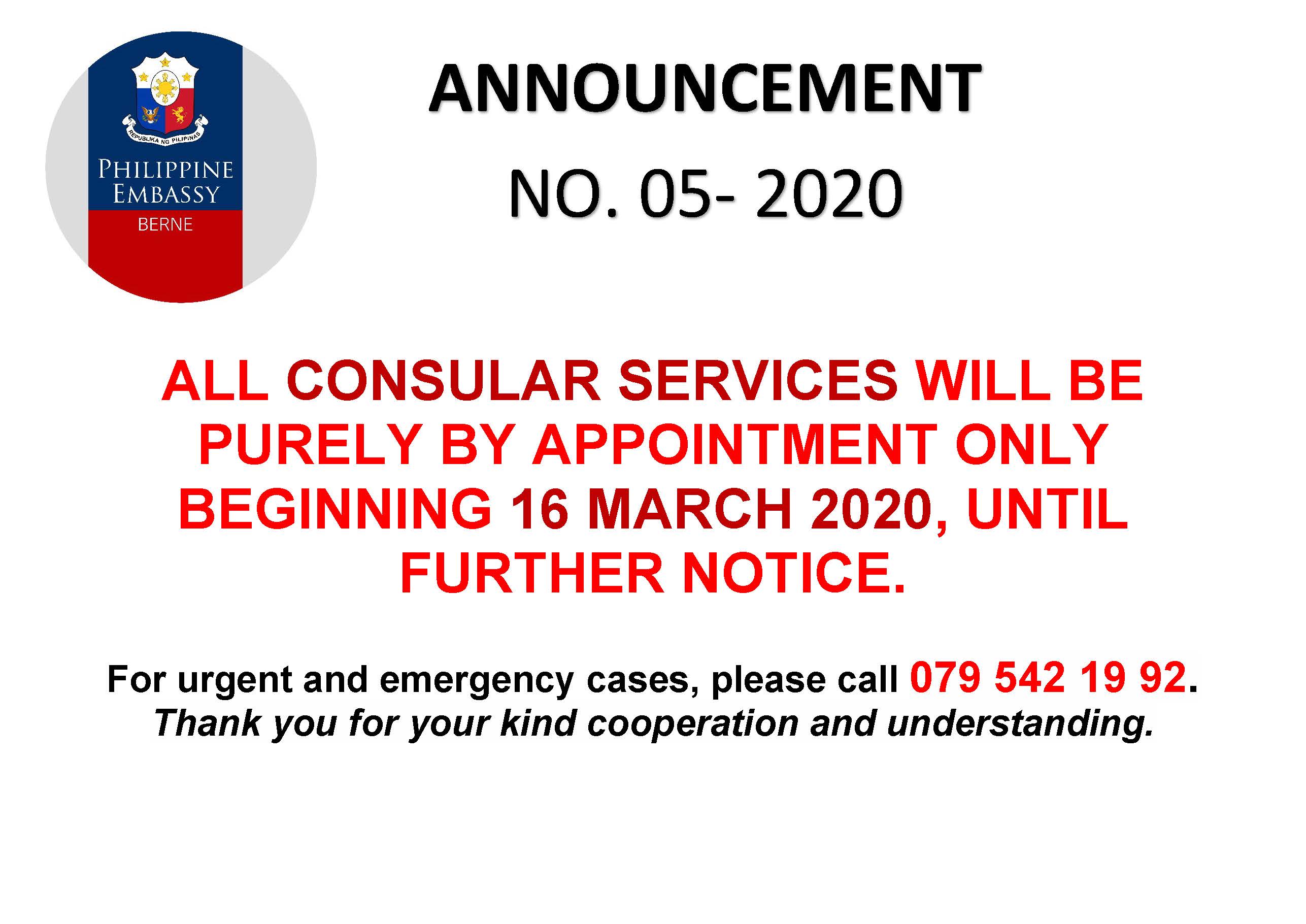 A 05 2020 Consular services by appointment