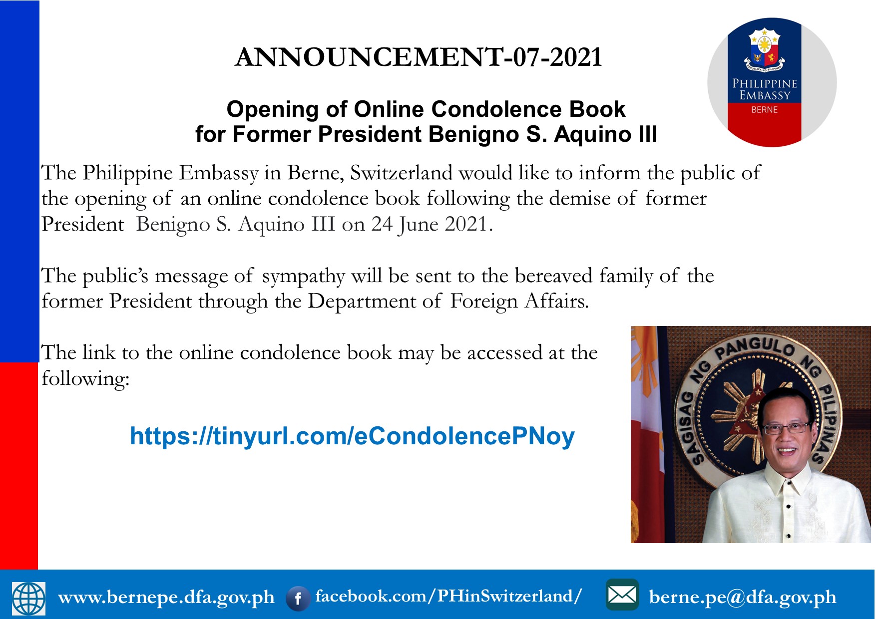 A 07 2021 Online Condolence Book