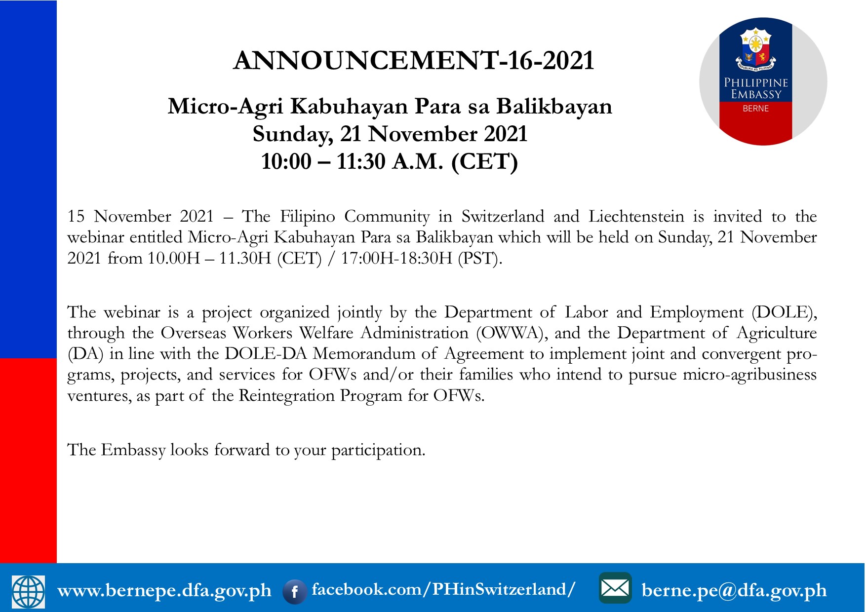 A 16 2021 Micro Agri Kabuhayan Para sa Balikbayan