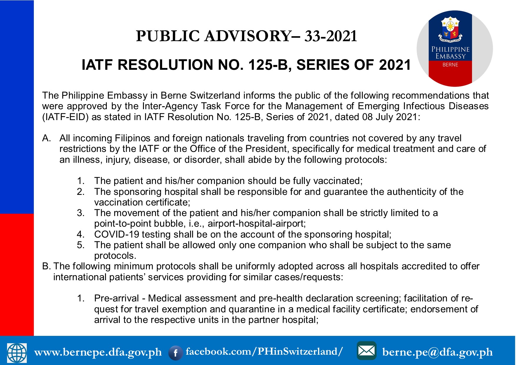 PA 33 2021 IATF RESOLUTION NO. 125 B SERIES OF 2021